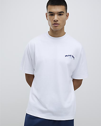 White Oversized Fit Palais Dept T-Shirt