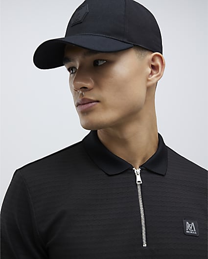 Black Muscle Fit Polo Shirt
