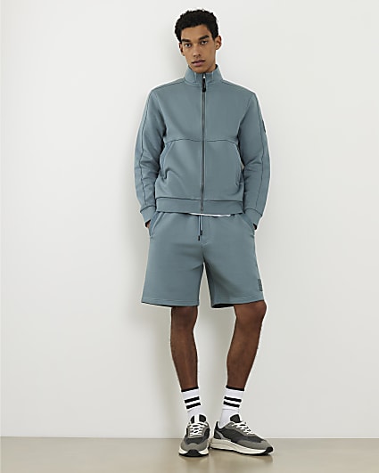 Blue Regular Fit Shorts