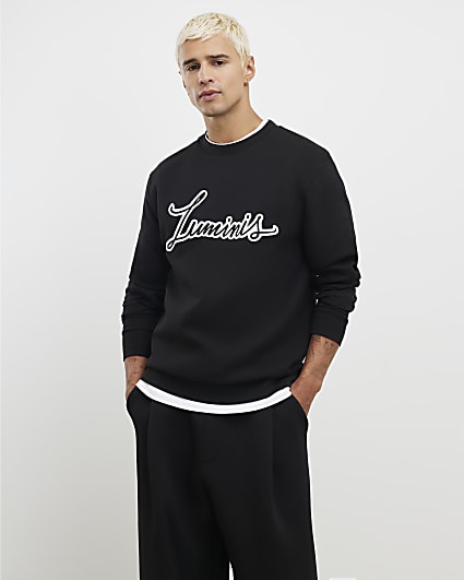 Black Regular Fit Luminus Sweatshirt