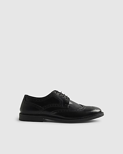 Black Leather Brogues