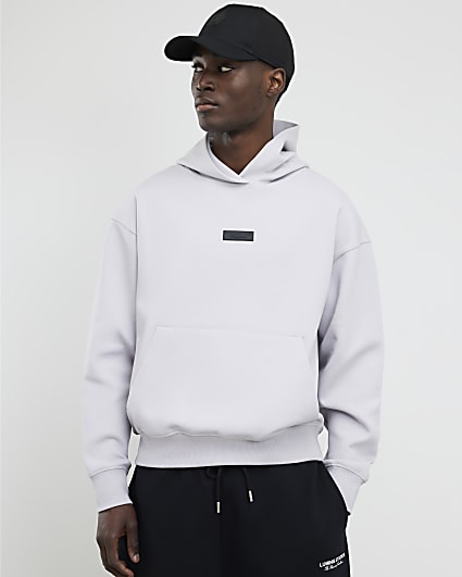 Grey Oversized Fit Luminis Hoodie