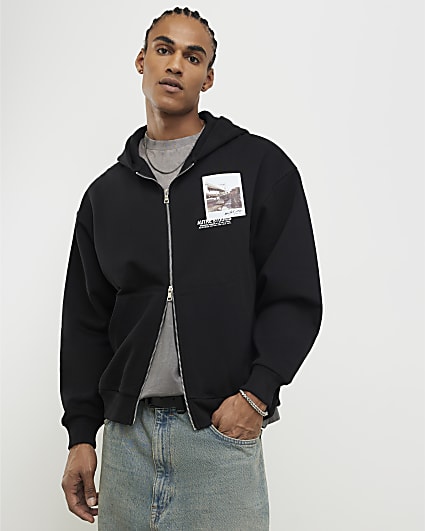 Black Oversized Fit Autre Studios Hoodie