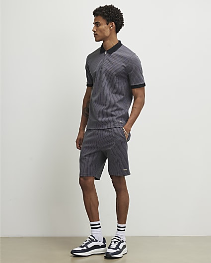 Black Slim Fit Shorts