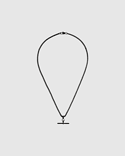 Silver T-Bar Chain Necklace