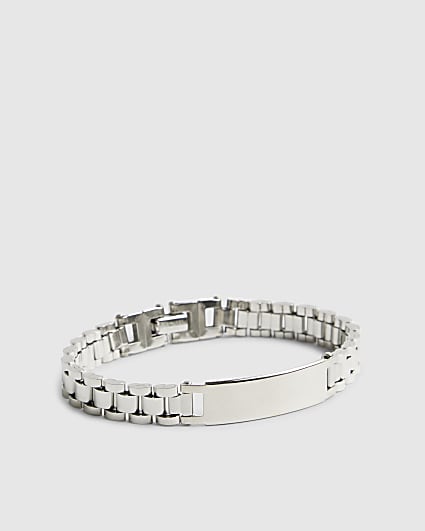 Silver Steel Silver Watch Strap