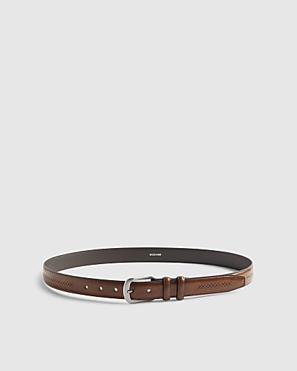Brown Brogue Belt