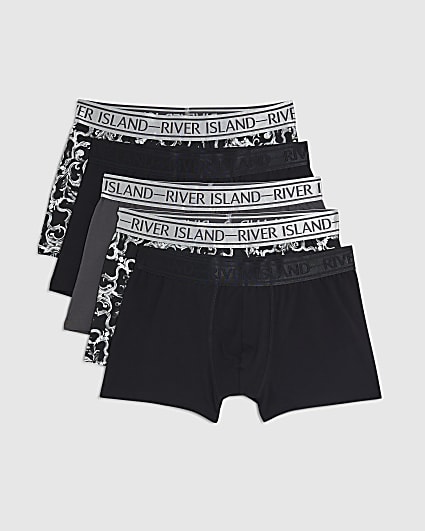 Black Silver Pack Of 5 Trucks