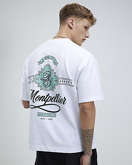 White Oversized Fit Boulevard T-Shirt