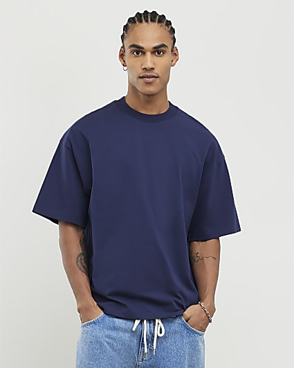 Navy Oversized Fit T-Shirt