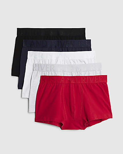 Red RI Pack Of 5 Trunks