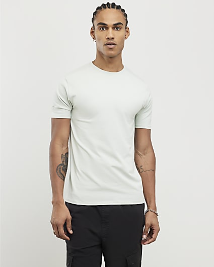 Green Muscle Fit T-Shirt