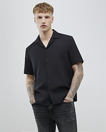 Black Regular Fit Luminis Shirt