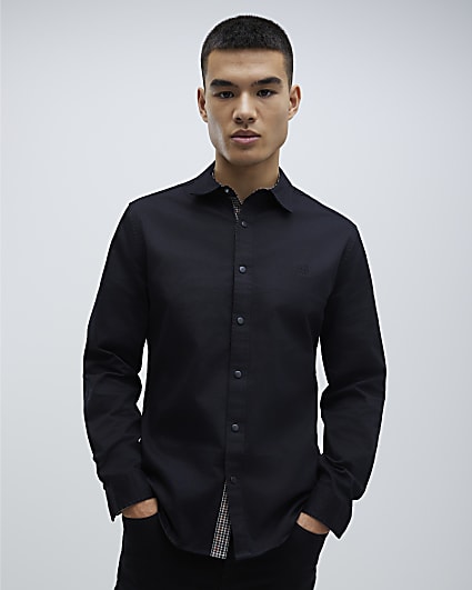 Black Slim Fit Shirt