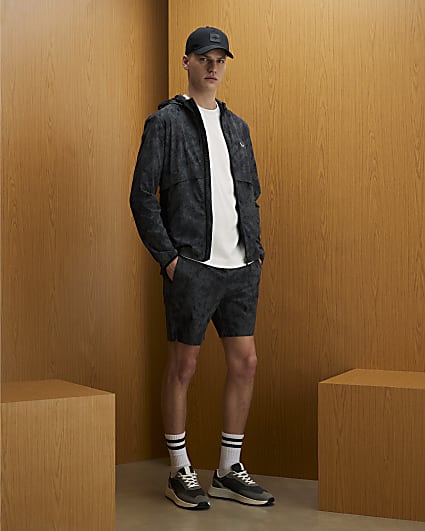 Grey Camouflage RXR Shorts