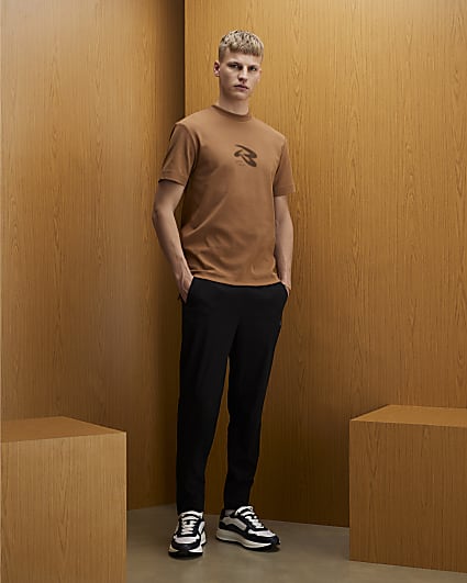 Black Skinny Fit Active Trousers