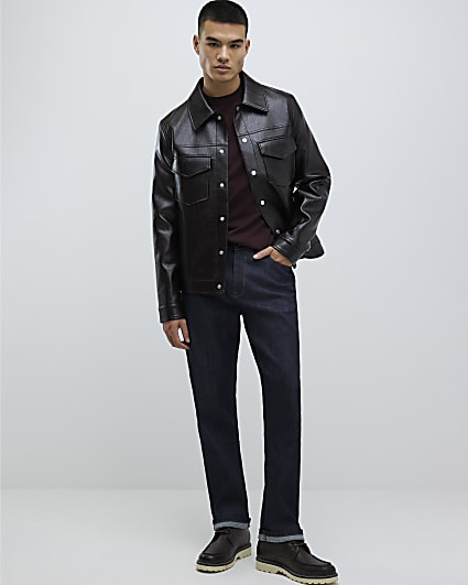 Blue Straight Jeans