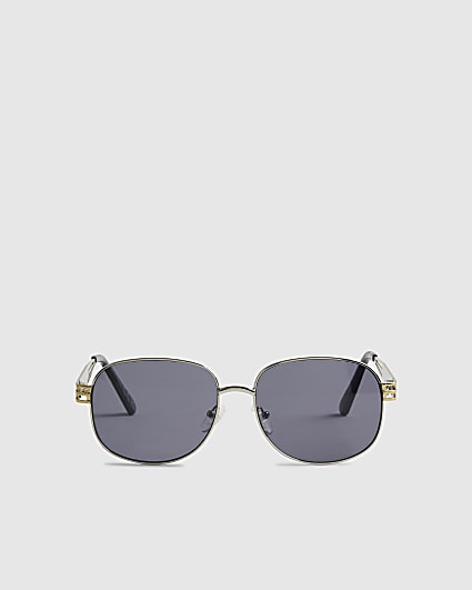 Silver and Gold Square Sunglasses