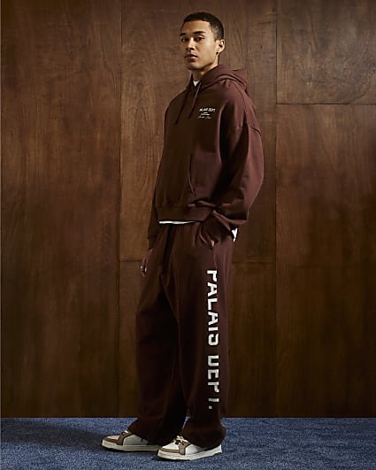 Brown Palais Dept Wide Leg Joggers