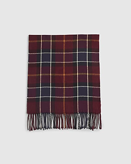 Red Check Scarf
