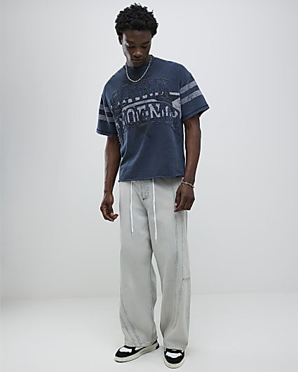 Black Oversized Fit Saint Valley T-Shirt