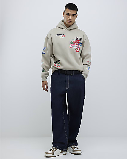 Blue Baggy Fit Jeans