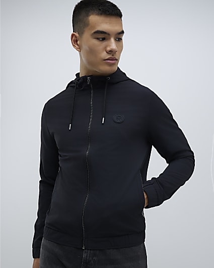 Black Hooded Jacket