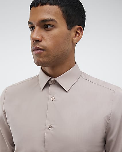 Pink Slim Fit Shirt