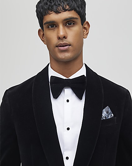 Black Velvet Bow Tie