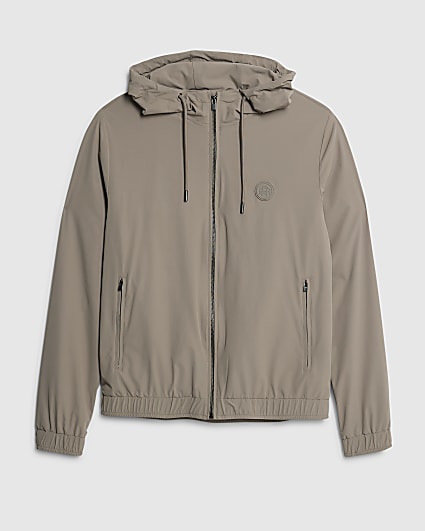 Beige RI Hooded Jacket