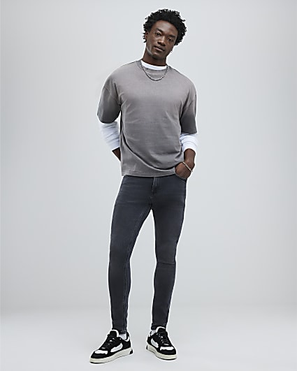 Black Spray On Jeans