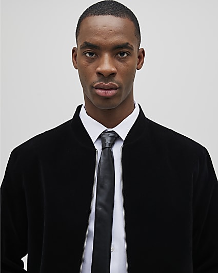 Black Skinny Tie