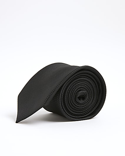 Black Micro Dot Tie