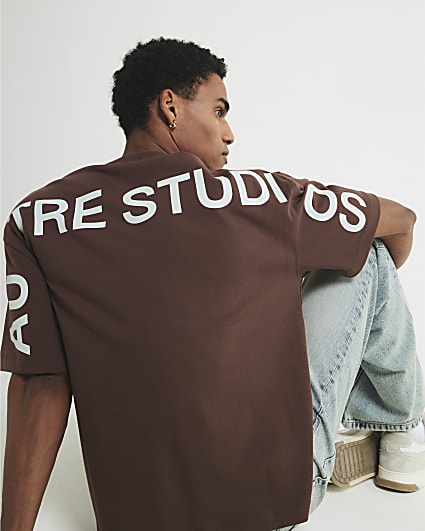 Brown Oversized Fit Autre Studios T-Shirt