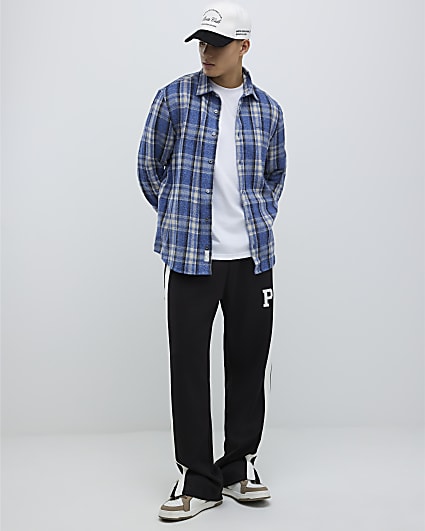 Blue Regular Fit Check Shirt