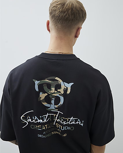 Black Saint Tristan Camouflage T-Shirt