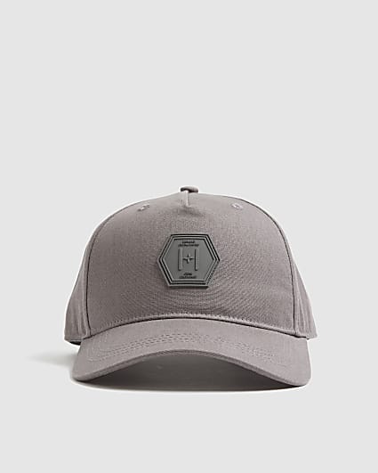 Grey Hexagon Badge Cap