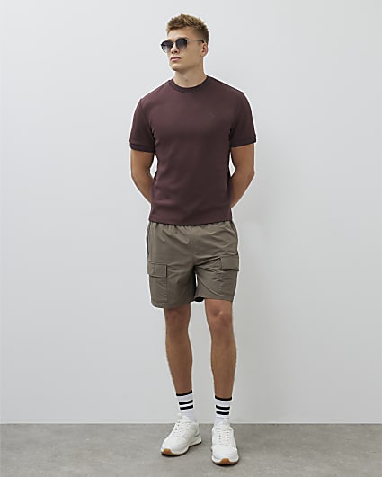 Red Slim Fit Short Sleeve T-Shirt