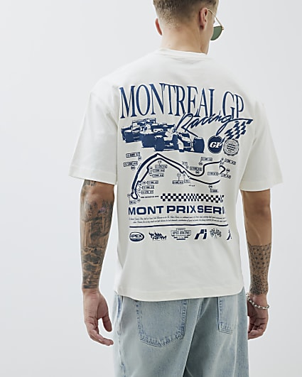 Cream Regular Fit Montreal T-Shirt