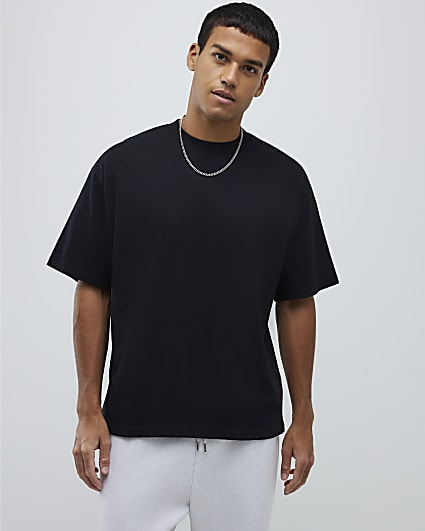 Black Oversized Fit Pack Of 3 T-Shirts