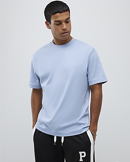 Blue Regular Fit Essential T-Shirt
