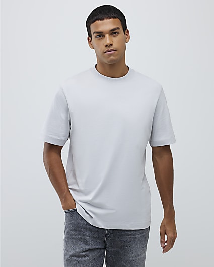 Grey Regular Fit Pack Of 3 T-Shirts