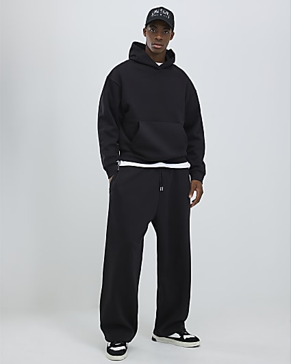 Black Wide Leg Joggers