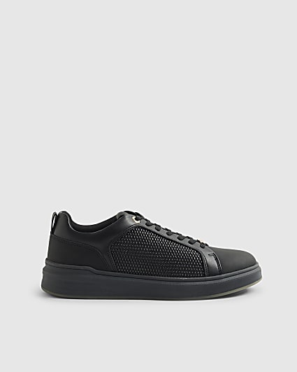 Black Lace Up Trainers