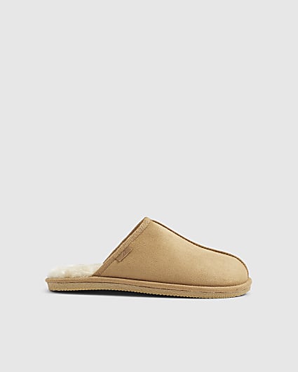 Brown Mule Slippers