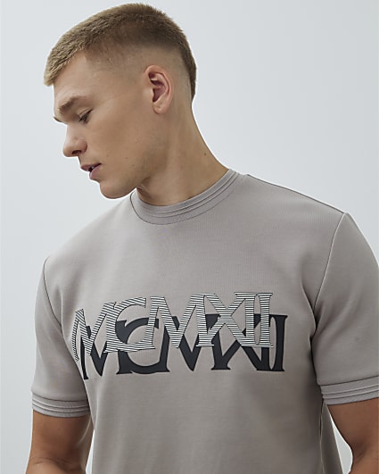 Stone Slim Fit MCMXI T-Shirt