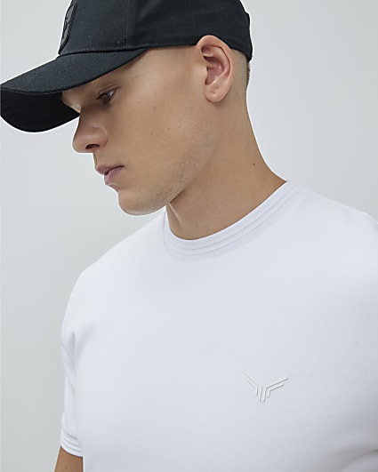 White Slim Fit Short Sleeve T-Shirt