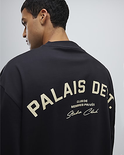 Black Oversized Fit Palais Dept T-Shirt