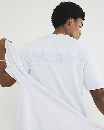 Blue Regular Fit Luminis T-Shirt