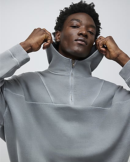 Black Oversized Fit Washed Hoodie